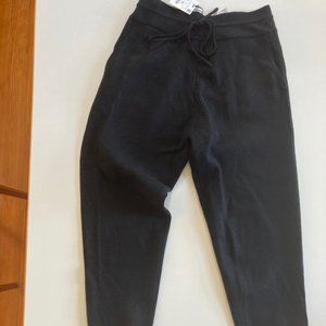 Zara warm black joggers with drawstring waist and pockets